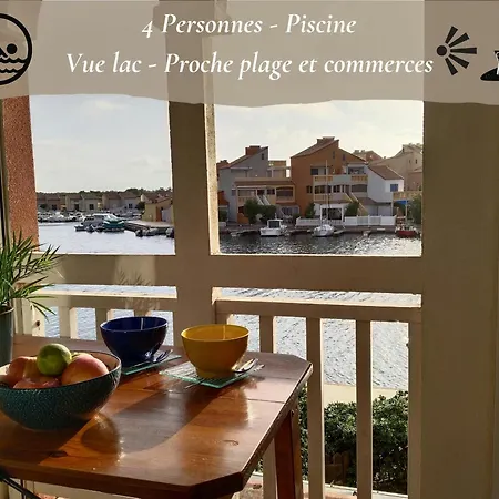 Apartament Cocon Marine-piscine-calme-commerces-vue
